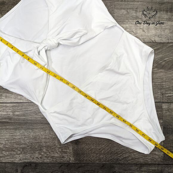 ODIJ Tie Knot Cut Out One Piece Swimsuit Size 3XL - Picture 3 of 4